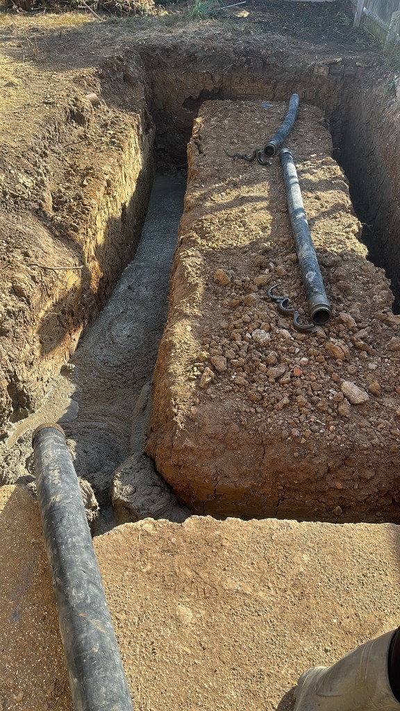 Ready Mix Concrete Trench and Foundation Pour North London